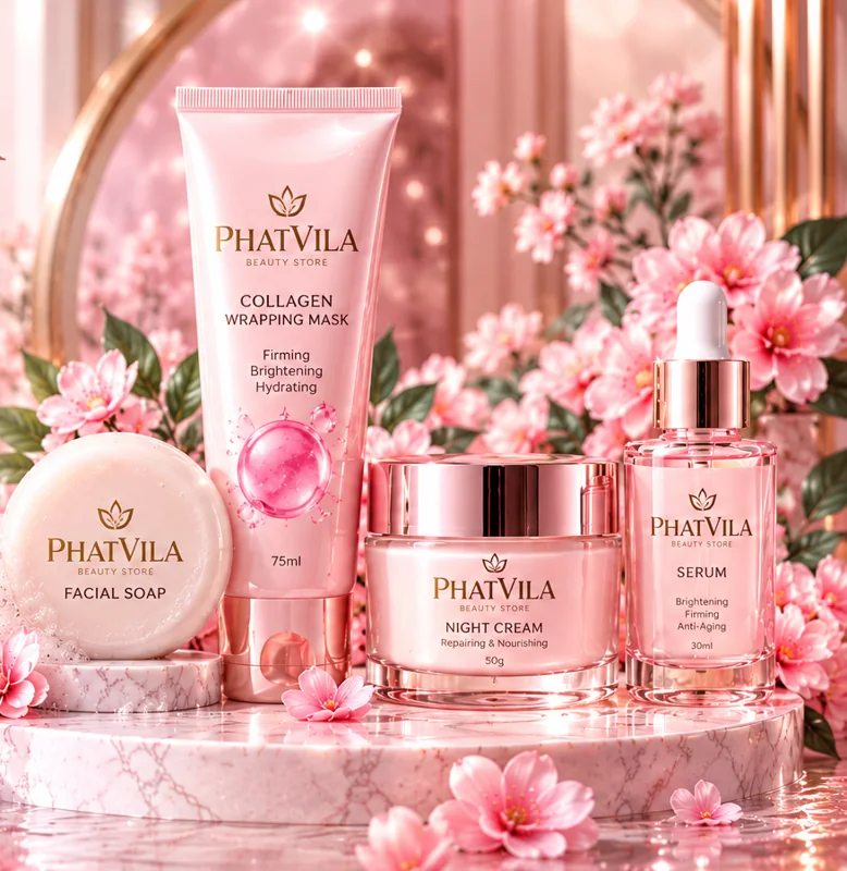 PhatViLa night care skincare collection